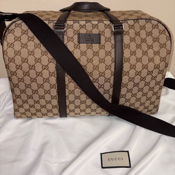 Gucci Duffle GG Canvas Handle/Strap👜 - Picture 1 of 15